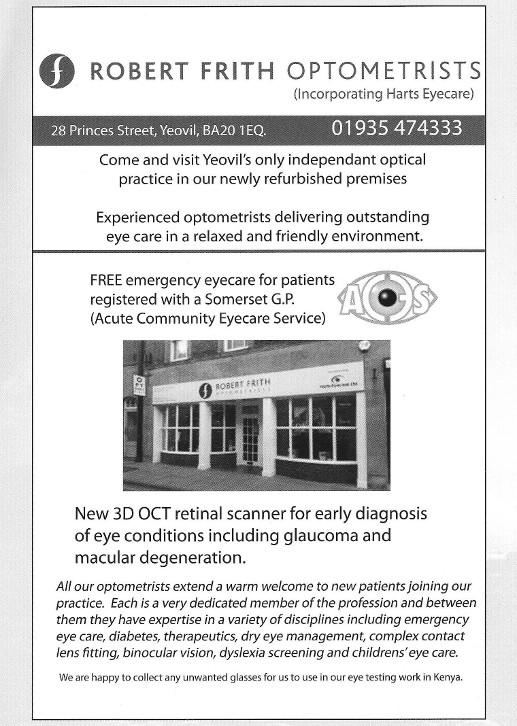 JCS Pg 20 & Commercial Sponsor Robert Frith Optomotrists